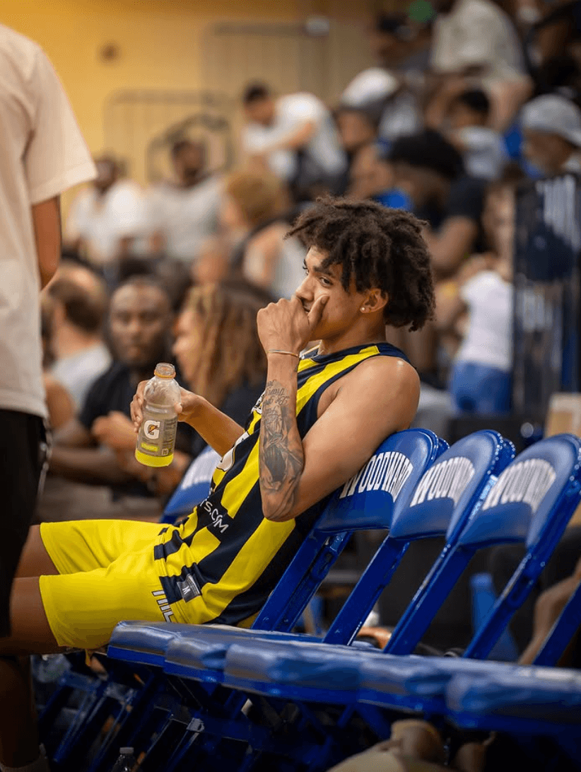 Basketball Bench Portrait